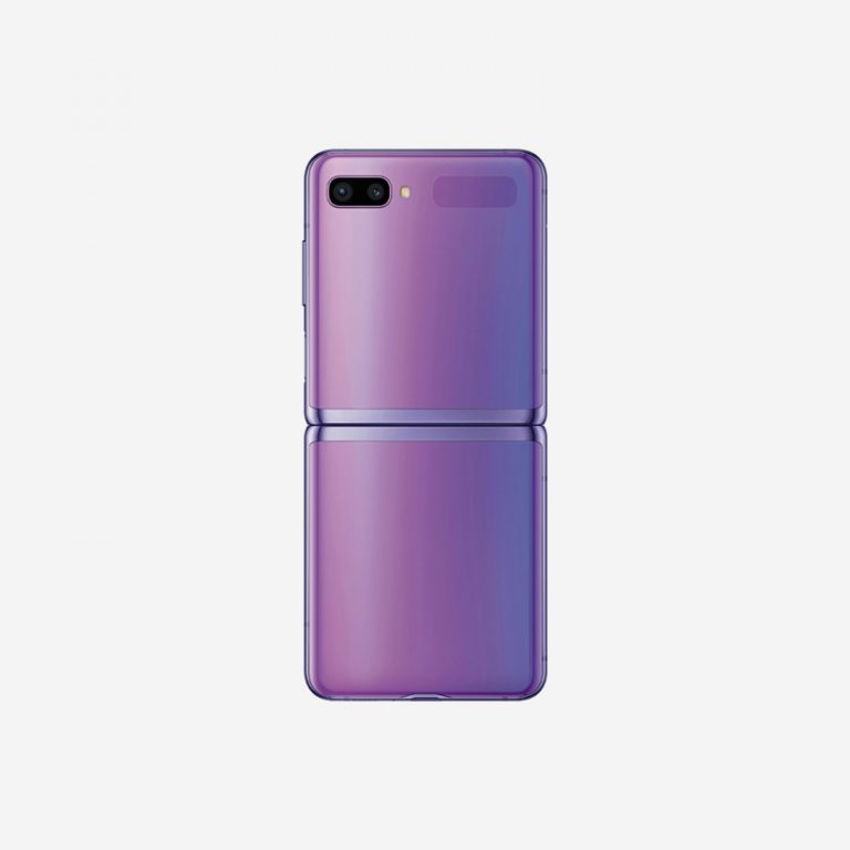 Galaxy Z Flip Purple Rear