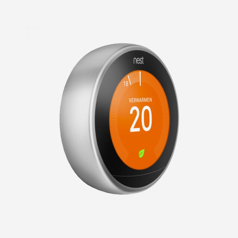 Nest Learning Thermostat RVS Side